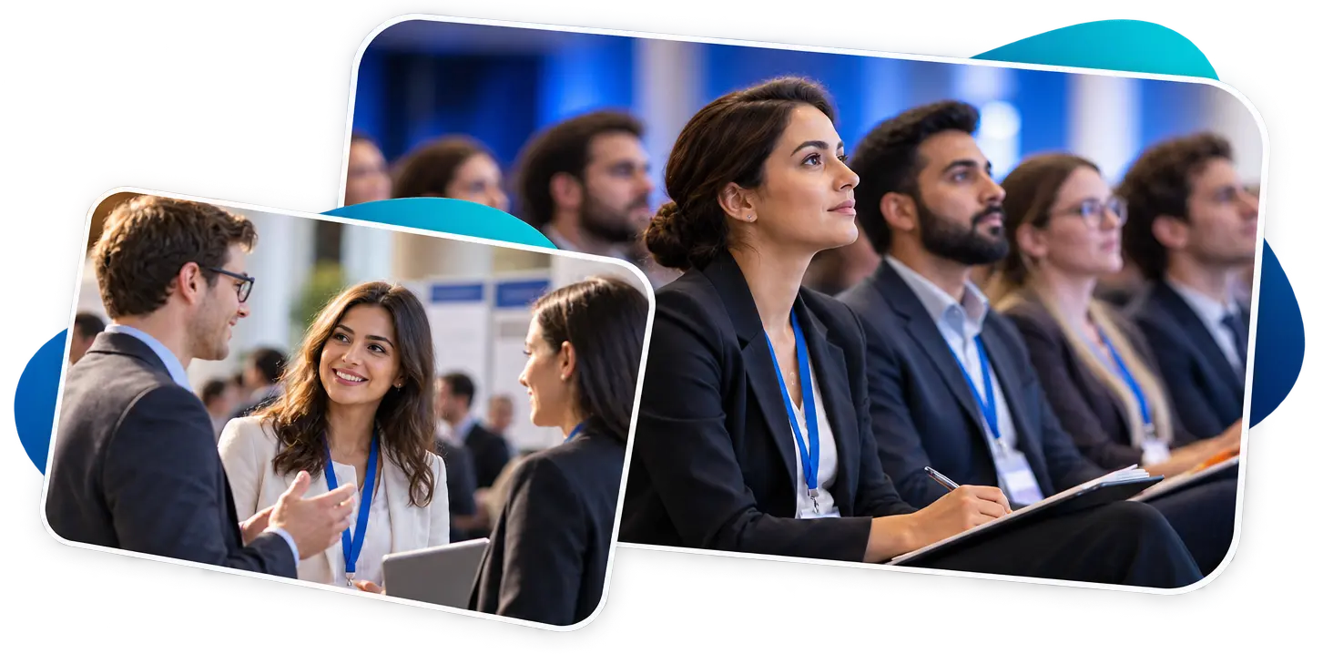 Researchers Attending Scientific Conferences